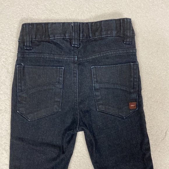Tea girls jeans dark wash adjustable waist cotton spandex size 3 - Picture 6 of 8